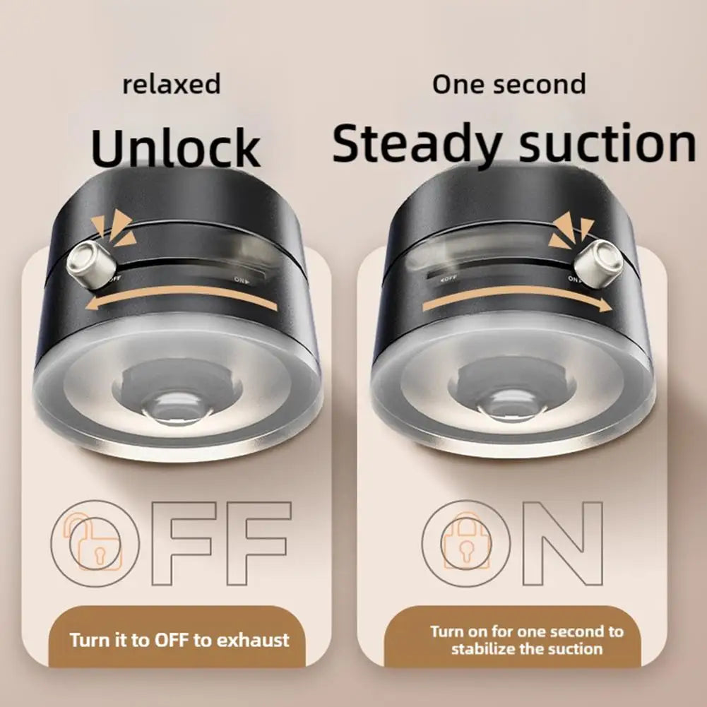 Double-Sided Suction Cup Bracket for Car Mount Mobile Phone Holder Magnetic Vacuum Adsorption Ultra Stable Suction Cup Bracket