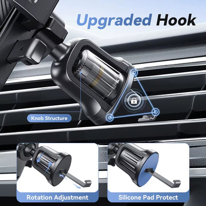Car Phone Holder 360° Rotation Car Air Vent Phone Holder Universal Hands-Free Cell Phone Mount for 4.7-6.9'' Phones