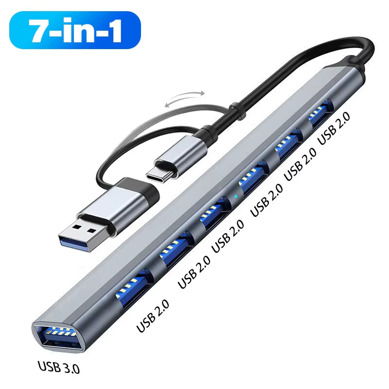 8-In-1 Usb Hub 3.1 Docking Station External Graphics Card for Laptops Multi-Hub C Usb Type C Dock Station 5Gbps TF SD Reader